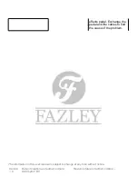 Предварительный просмотр 10 страницы FAZLEY PBP-02 User Manual