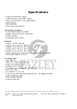 Preview for 10 page of FAZLEY PBP-04 User Manual