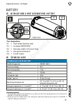 Предварительный просмотр 57 страницы FAZUA RIDE 50 TRAIL/STREET Original Instructions Manual