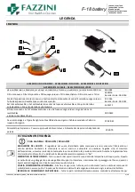 Preview for 2 page of Fazzini F-18 Battery Instructions For Use Manual