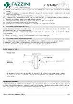 Preview for 9 page of Fazzini F-18 Battery Instructions For Use Manual