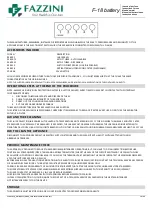 Preview for 16 page of Fazzini F-18 Battery Instructions For Use Manual