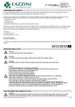 Preview for 24 page of Fazzini F-18 Battery Instructions For Use Manual