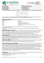 Preview for 26 page of Fazzini F-18 Battery Instructions For Use Manual