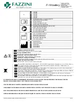 Preview for 29 page of Fazzini F-18 Battery Instructions For Use Manual