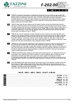 Preview for 2 page of Fazzini F-202.00 Instructions For Use Manual