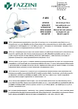 Fazzini F-205 Instructions For Use Manual preview