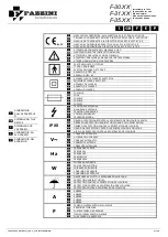 Предварительный просмотр 27 страницы Fazzini F-30 Series Instructions For Use Manual