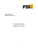 FBI FM Instruction And Maintenance Manual предпросмотр