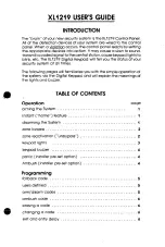 Preview for 2 page of FBI XL1219 User Manual