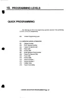 Preview for 39 page of FBII Legend 100 Programming Manual