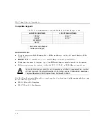 Предварительный просмотр 8 страницы FBII XL-2T Installation And Setup Manual