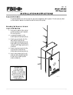 Предварительный просмотр 1 страницы FBII ZR401 Installation Instructions