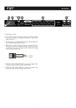 Предварительный просмотр 8 страницы Fbt DLM 260 Operating Manual