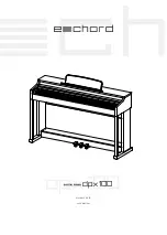 Preview for 1 page of Fbt echord dpx100 User Manual