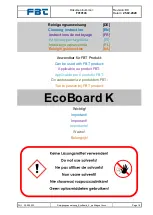 Fbt EcoBoard K Cleaning Instruction preview