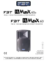 Fbt HIMAXX 60 Operating Manual предпросмотр