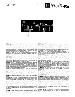 Предварительный просмотр 9 страницы Fbt HiMaxx40A Operating Manual