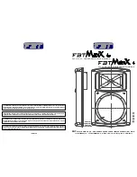 Предварительный просмотр 1 страницы Fbt Maxx 4a Operating Manual