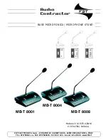 Fbt MB-T 8001 Operating Manual предпросмотр