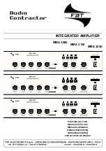 Fbt MMA 3060 Instructions For Use Manual предпросмотр