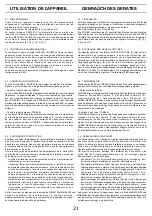 Preview for 23 page of Fbt MMA 3060 Instructions For Use Manual