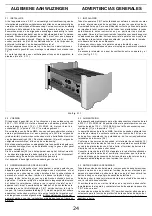 Preview for 26 page of Fbt MMA 3060 Instructions For Use Manual