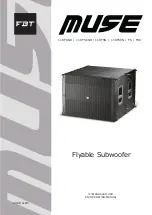 Fbt MUSE 118FSND Operating Manual preview