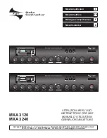 Fbt MXA 3120 Instructions For Use Manual предпросмотр