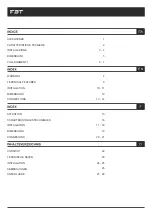 Preview for 3 page of Fbt SHADOW 105T Manual