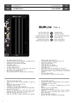 Preview for 8 page of Fbt SUBline 112s Operating Manual