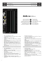 Preview for 9 page of Fbt SUBline 112s Operating Manual