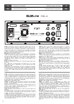 Preview for 20 page of Fbt SUBline 112s Operating Manual