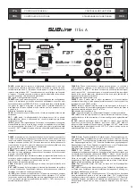 Preview for 21 page of Fbt SUBline 112s Operating Manual