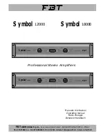 Preview for 1 page of Fbt symbol 12000 Operating Manual