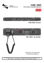 Preview for 1 page of Fbt VAC 2006 Operating Manual