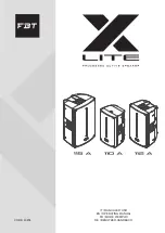 Предварительный просмотр 1 страницы Fbt X LITE 110 A Operating Manual