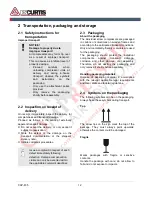 Предварительный просмотр 12 страницы FC Curtis NX Series Operator'S Manual