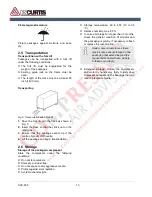 Предварительный просмотр 13 страницы FC Curtis NX Series Operator'S Manual