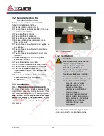 Предварительный просмотр 15 страницы FC Curtis NX Series Operator'S Manual