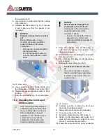 Предварительный просмотр 37 страницы FC Curtis NX Series Operator'S Manual