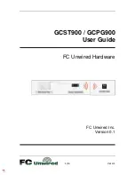 FC Unwired GCPG900 User Manual preview