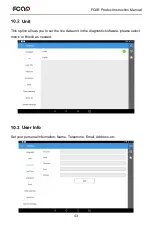 Preview for 43 page of Fcar FV100 Product Instruction Manual