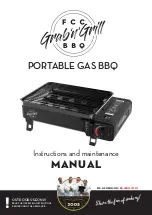 FCC BBQ FCC-G-20500-00 Instruction And Maintenance Manual preview