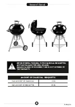 Preview for 5 page of FCC BBQ Fiftyseven Kettle FCC-C-20050 Instructions, Manual, Maintenance