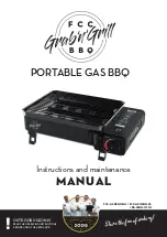 Preview for 1 page of FCC BBQ Grab'n'Grill FCC-G-20500-25 Instruction And Maintenance Manual