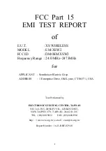 FCC EM-XSW2 Manual предпросмотр