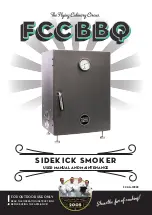 FCC Sidekick Smoker User Manual And Maintenance предпросмотр