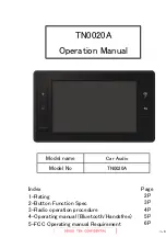 Preview for 1 page of FCC TN0020A Operation Manual