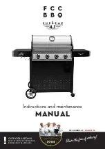 FCCBBQ Supreme 4.1 Instruction And Maintenance Manual preview